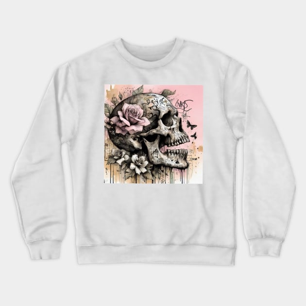 She graffiti skull Crewneck Sweatshirt by Hadderstyle